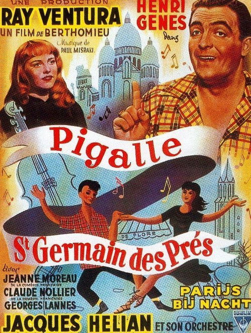 Movie poster for Pigalle-Saint-Germain-des-Prés (1950)