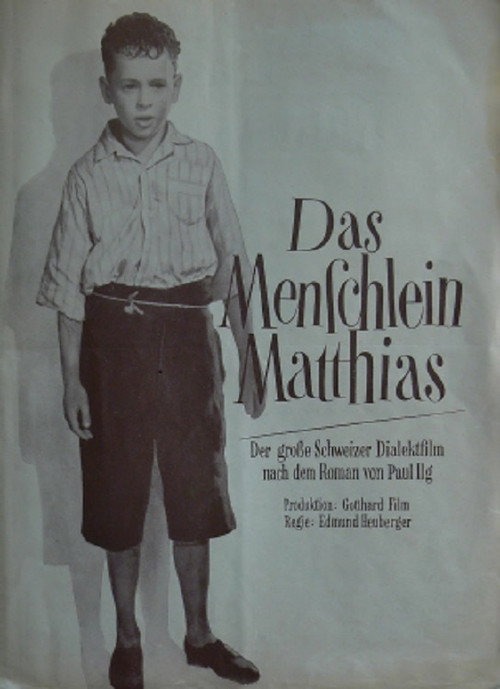 Movie poster for Das Menschlein Matthias (1941)