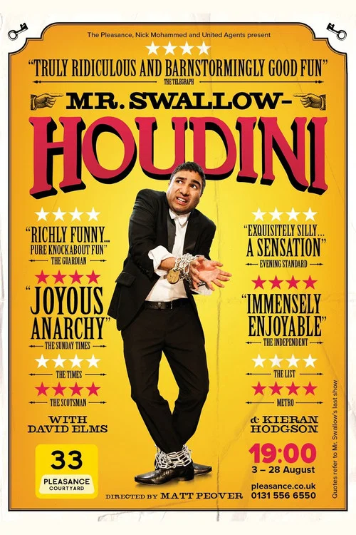Movie poster for Mr Swallow: Houdini (2017)