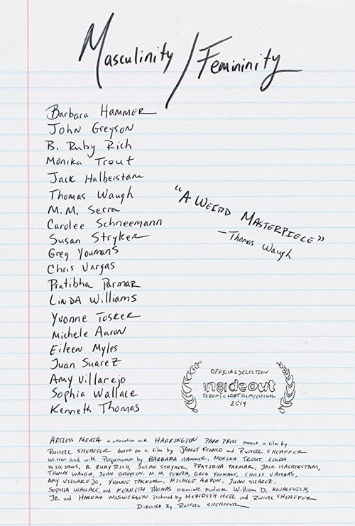 Movie poster for Masculinity/Femininity (2015)