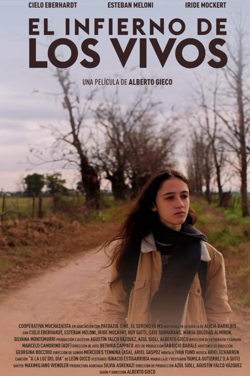 Movie poster for El infierno de los vivos (2025)