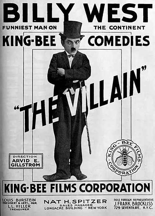 Movie poster for The Villain (1917)