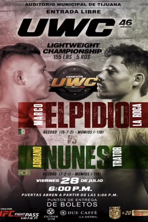 Movie poster for UWC 46: Nunes vs. Elpidio (2023)