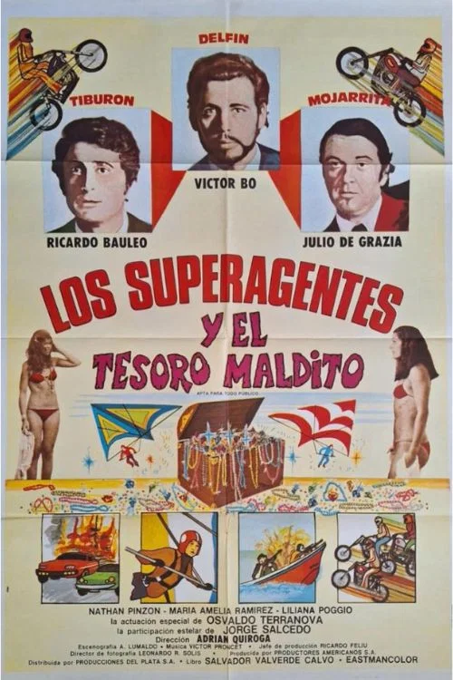 Movie poster for Los superagentes y el tesoro maldito (1978)