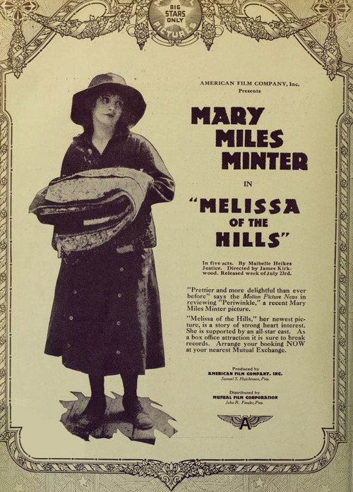 Movie poster for Melissa of the Hills (1917)