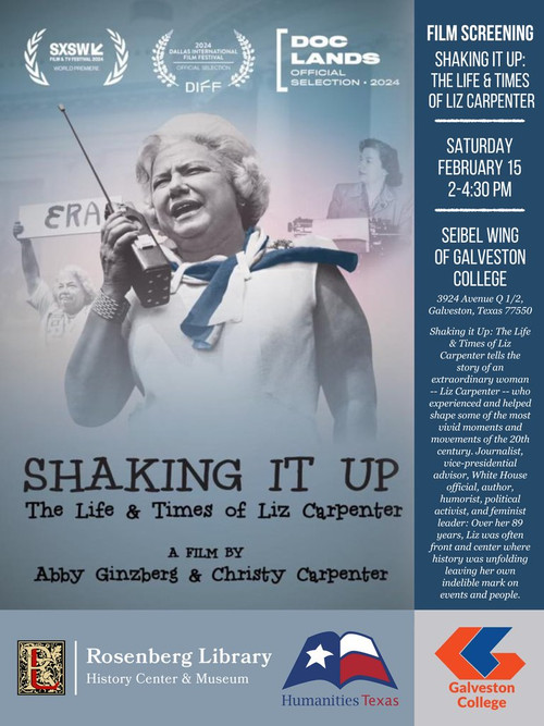 Movie poster for Shaking It Up: The Life and Times of Liz Carpenter (2024)