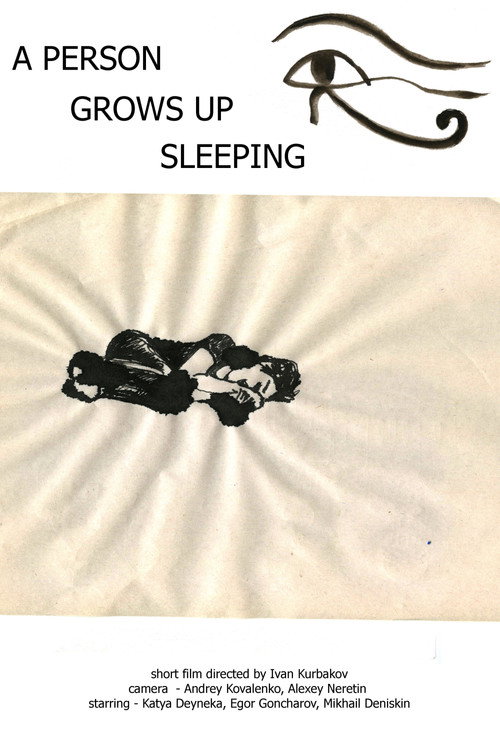 Movie poster for A Person Grows Up Sleeping