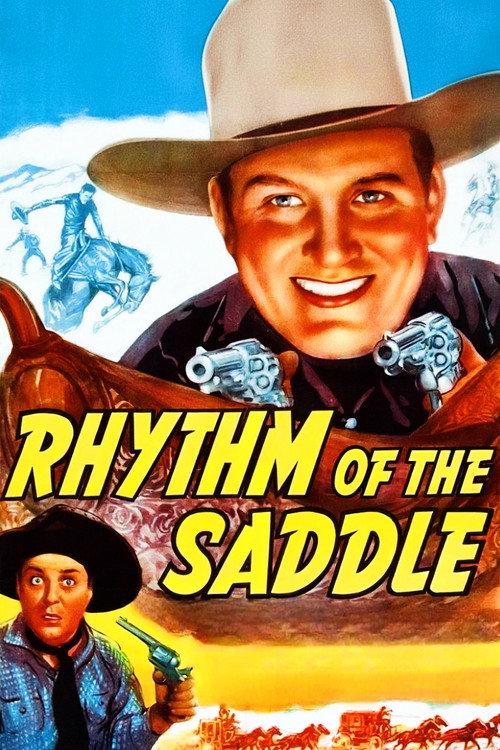 Movie poster for Rhythm of the Saddle (1938)