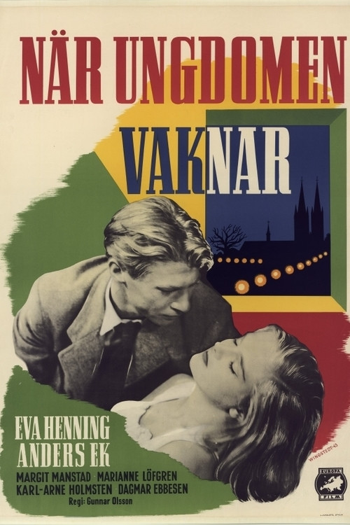 Movie poster for När ungdomen vaknar (1943)