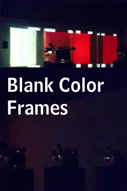 Movie poster for Analytical Studies IV: Blank Color Frames (1976)