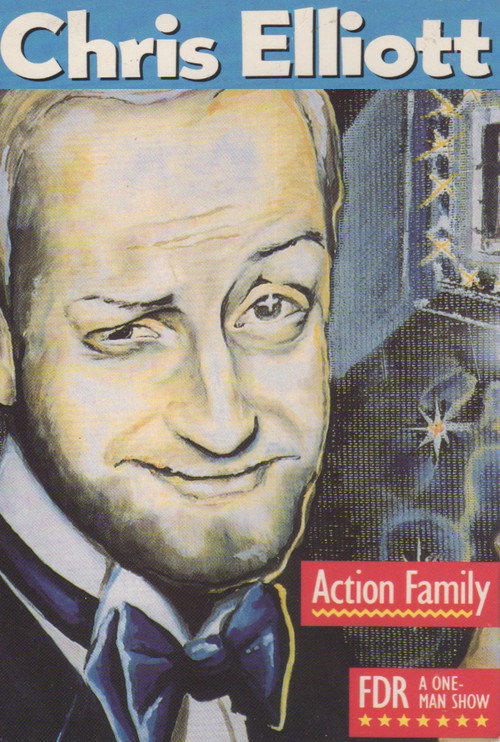 Movie poster for Chris Elliott's FDR -- A One-Man Show (1987)