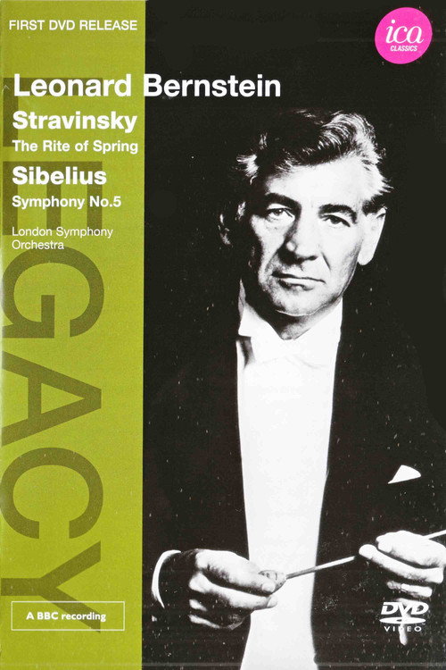 Movie poster for Leonard Bernstein conducts Stravinsky & Sibelius (2012)