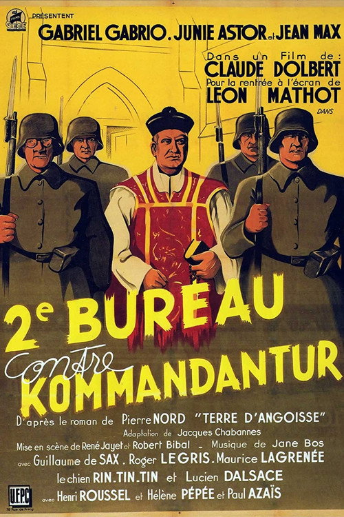 Movie poster for Deuxième bureau contre kommandantur (1939)