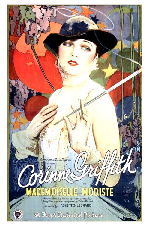 Movie poster for Mademoiselle Modiste (1926)