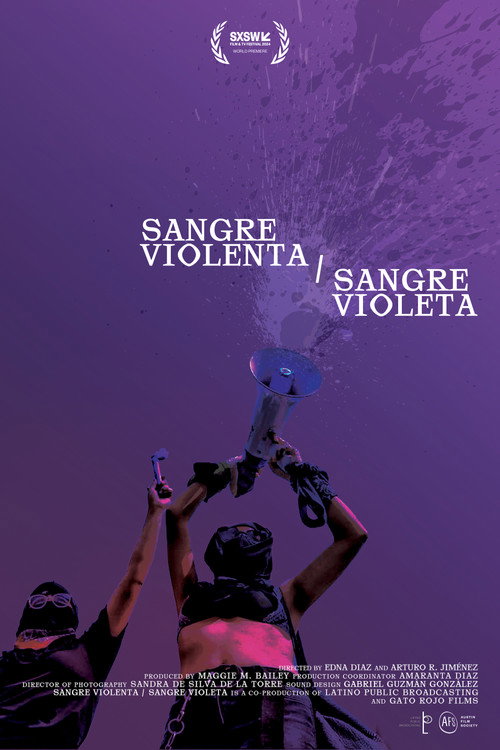 Movie poster for Sangre Violenta / Sangre Violeta (2024)