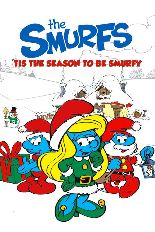 Movie poster for The Smurfs: 'Tis the Season to Be Smurfy (1987)