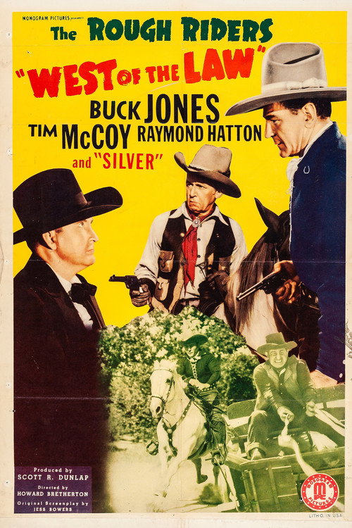 Movie poster for West of the Law (1942)