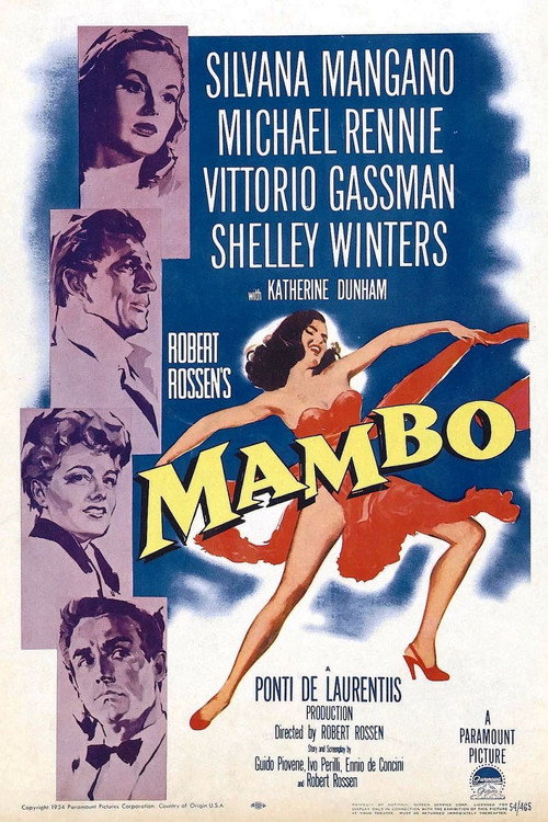 Movie poster for Mambo (1954)