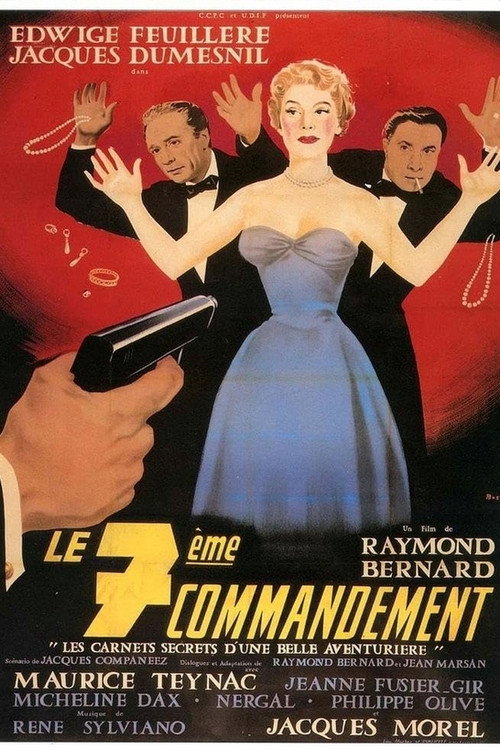 Movie poster for The Seventh Commandment (1957)