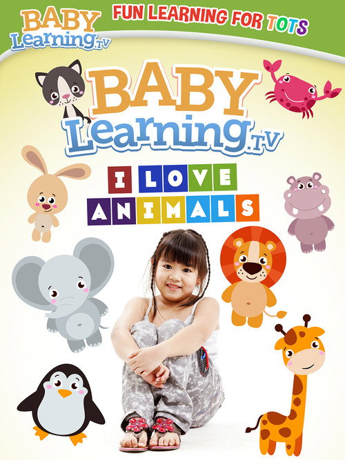 Movie poster for BabyLearning.tv: I Love Animals (2023)