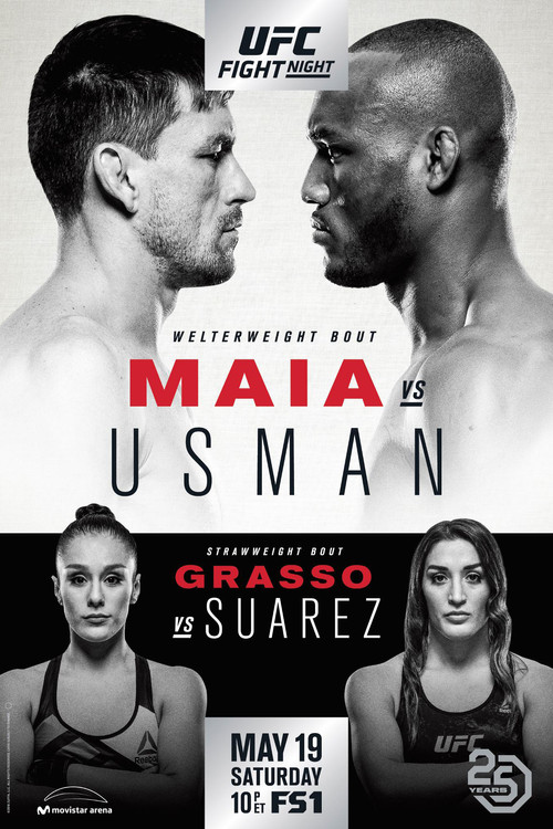 Movie poster for UFC Fight Night 129: Maia vs. Usman (2018)