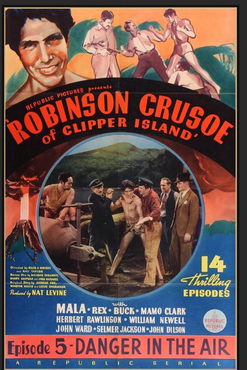 Movie poster for Robinson Crusoe of Clipper Island (1936)