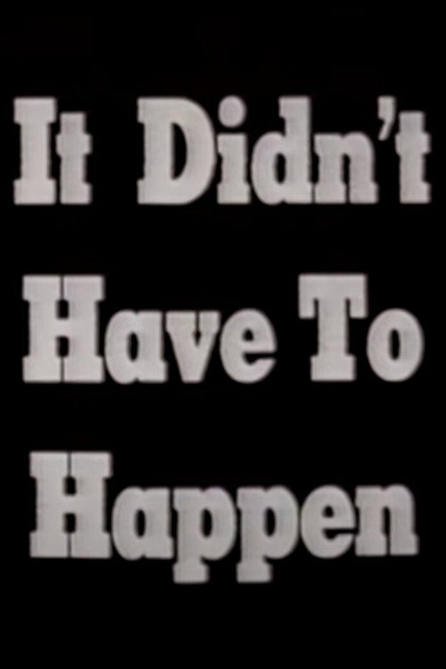 Movie poster for It Didn't Have To Happen (1944)