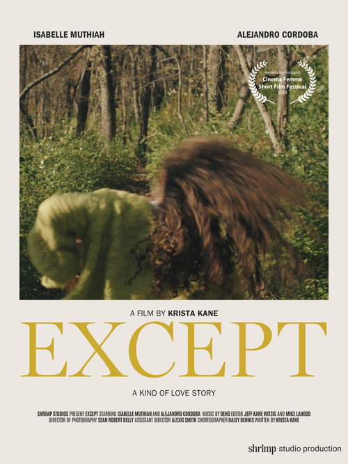 Movie poster for Except