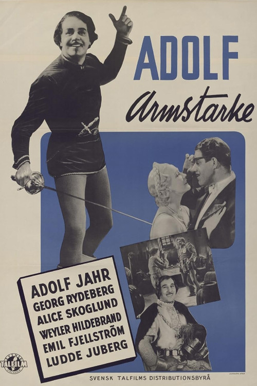 Movie poster for Adolf Armstarke (1937)