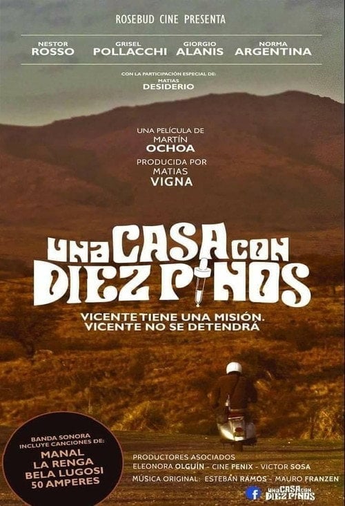 Movie poster for Una casa con diez pinos (2020)