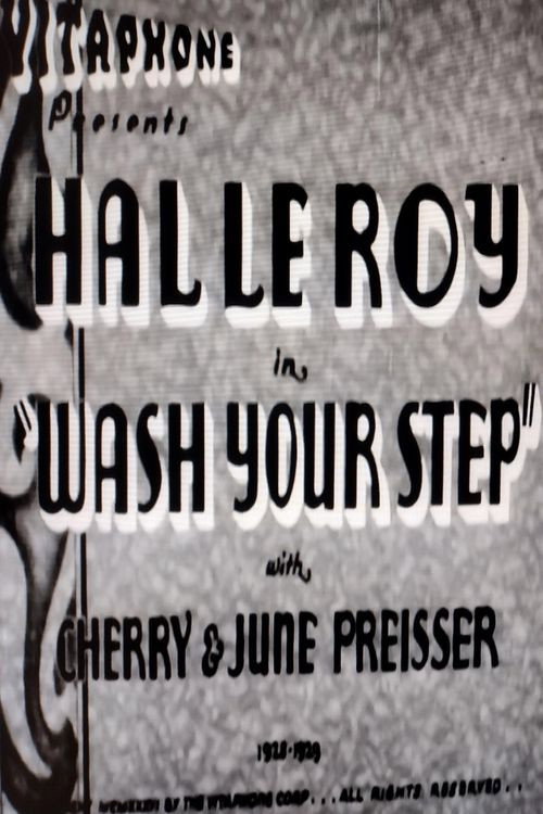 Movie poster for Wash Your Step (1936)