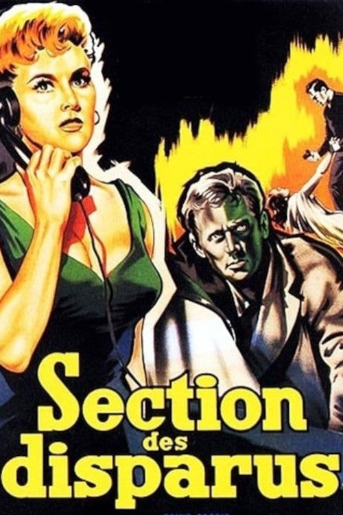 Movie poster for Missing Persons Section (1956)