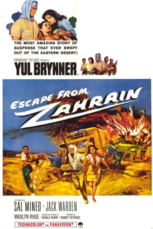 Movie poster for Escape from Zahrain (1962)