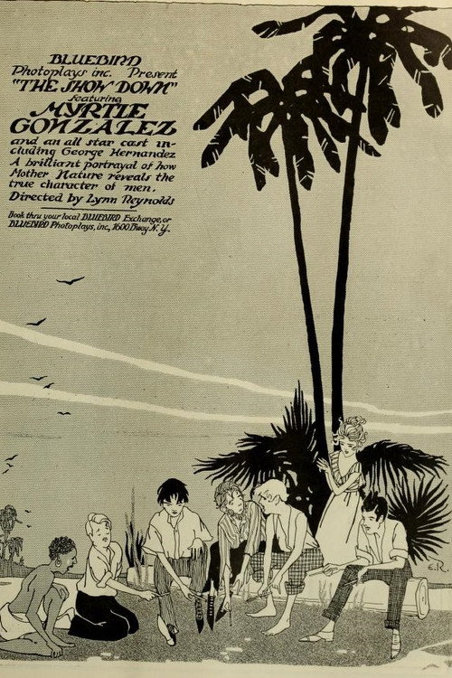 Movie poster for The Show Down (1917)