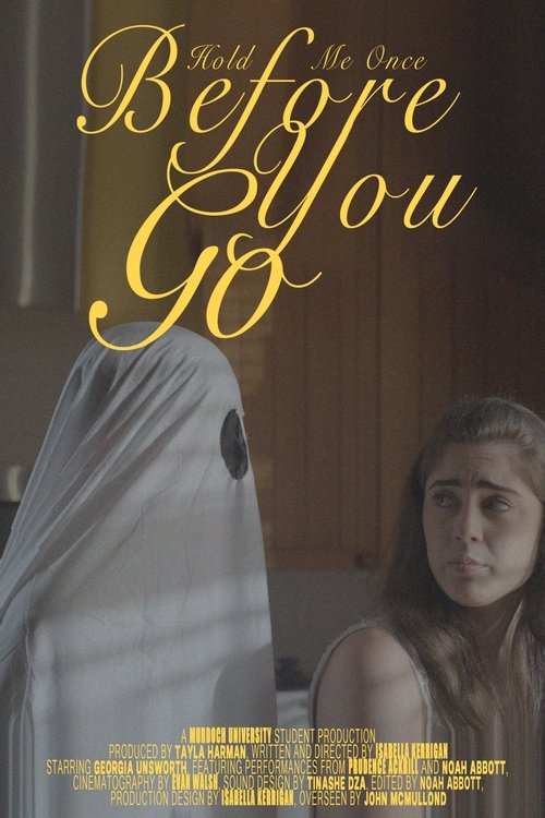 Movie poster for Hold Me Once Before You Go