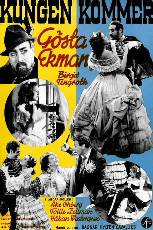 Movie poster for Kungen kommer (1936)