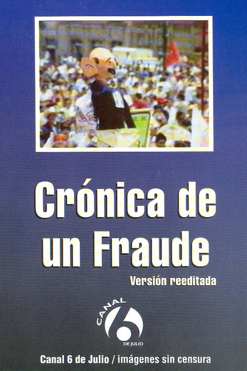 Movie poster for Crónica de un fraude (1988)