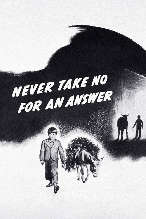Movie poster for Never Take No for an Answer (1951)