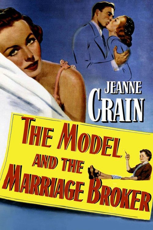Movie poster for The Model and the Marriage Broker (1951)