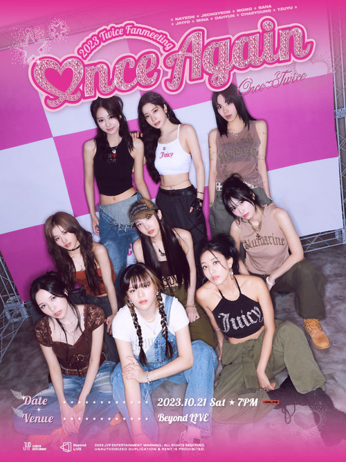 Movie poster for Beyond Live - 2023 TWICE FANMEETING 〈ONCE AGAIN〉 (2023)