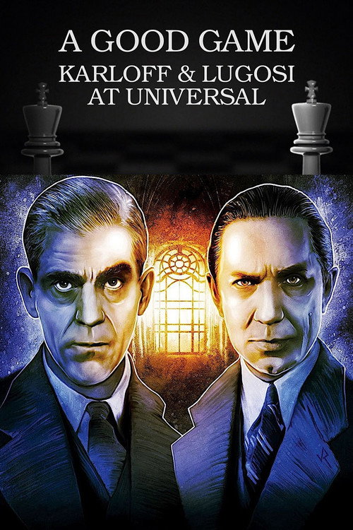 Movie poster for A Good Game: Karloff and Lugosi at Universal (2019)