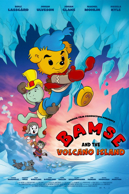 Movie poster for Bamse and the Volcano Island (2021)
