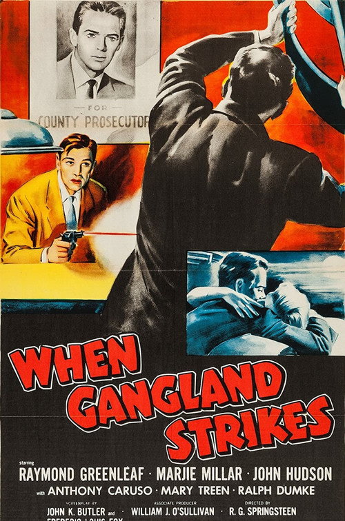 Movie poster for When Gangland Strikes (1956)
