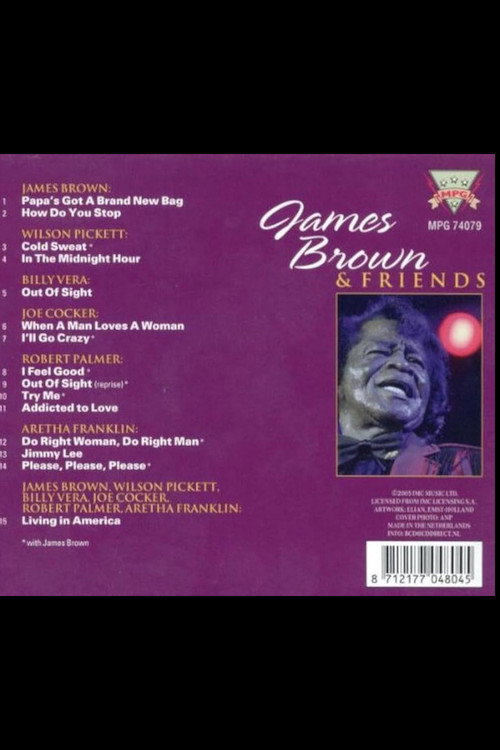 Movie poster for James Brown & Friends: A Night of Super Soul (1987)