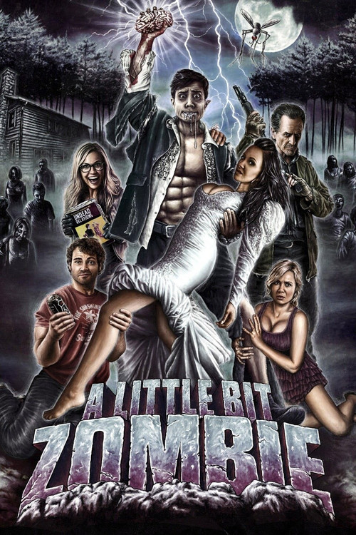 Movie poster for A Little Bit Zombie (2012)