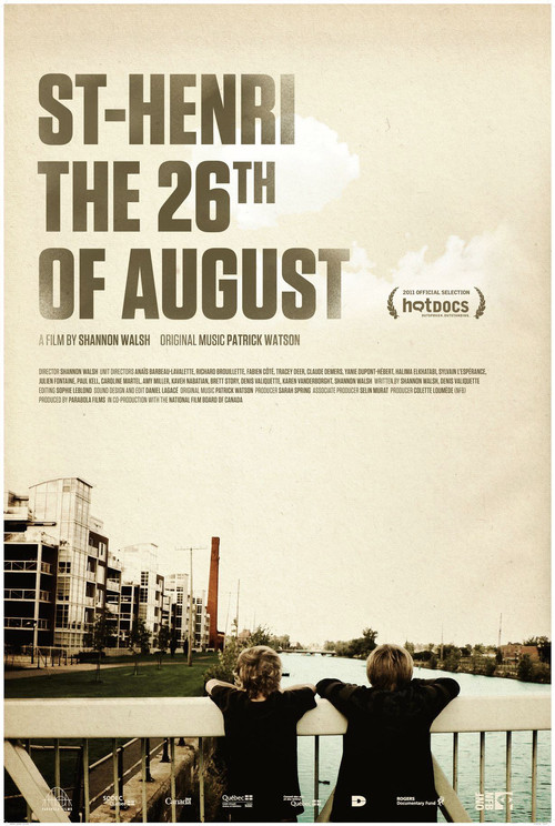 Movie poster for St. Henri, the 26th of August (2011)
