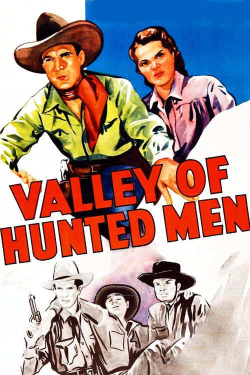 Movie poster for Valley of Hunted Men (1942)