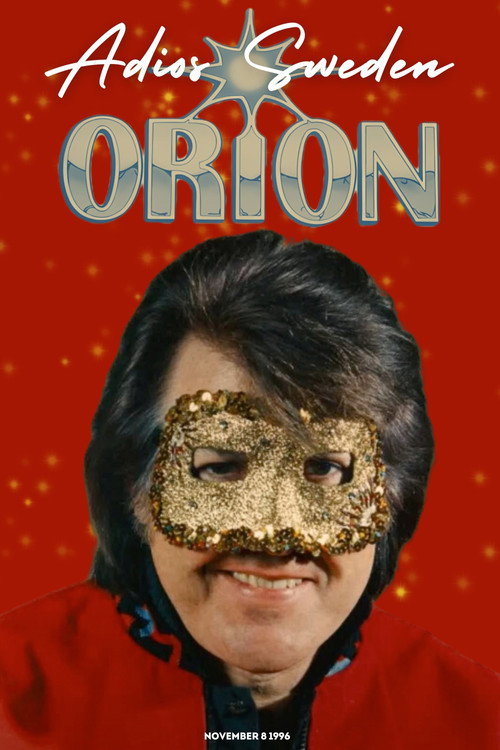 Movie poster for Orion Live: Adios Sweden (1996)