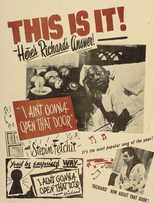 Movie poster for I Ain’t Gonna Open That Door (1947)