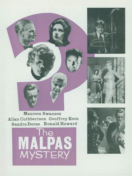 Movie poster for The Malpas Mystery (1960)